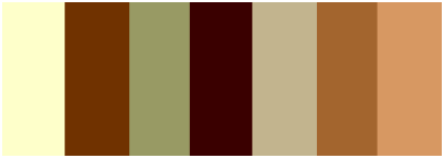 Earth-toned colors for African quilts
