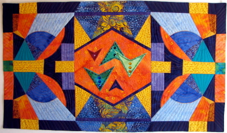 Reflections Online Patchwork Quilt Design Class by Dena Dale Crain for Academy of Quilting